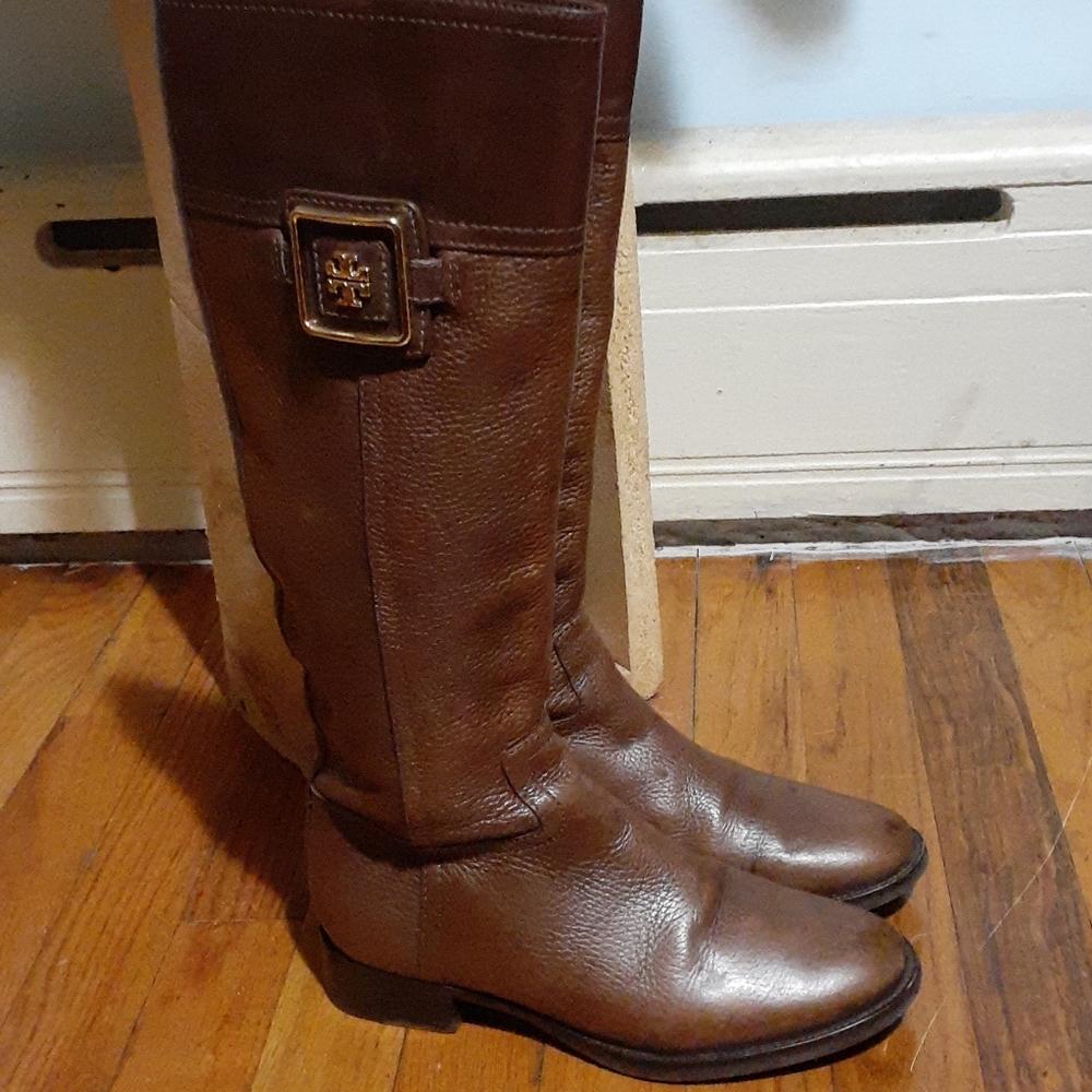 Tory burch leather boots